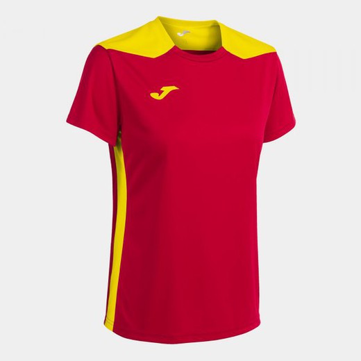 Championship Vi Short Sleeve T-Shirt Red Yellow