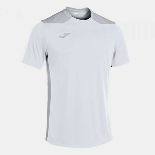 Championship Vi Short Sleeve T-Shirt White Gray