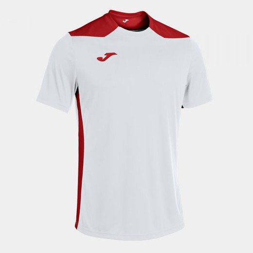 Championship Vi Short Sleeve T-Shirt White Red