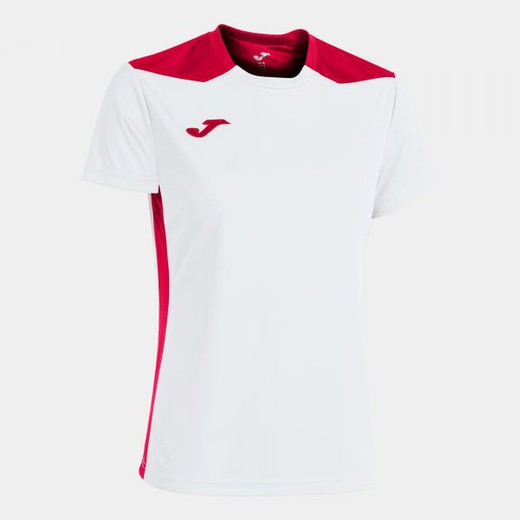 Championship Vi Short Sleeve T-Shirt White Red