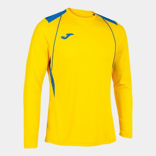 Championship Vii Long Sleeve T-Shirt Yellow-Royal Blue