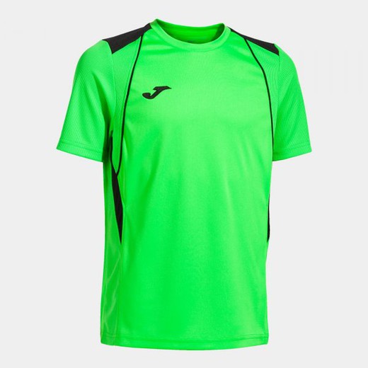 Championship Vii Short Sleeve T-Shirt Fluor Green Black
