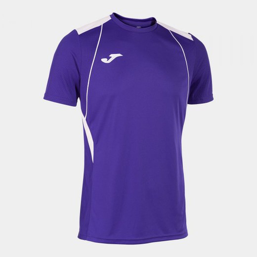 Championship Vii Short Sleeve T-Shirt Purple White
