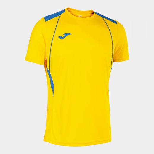 Championship Vii Short Sleeve T-Shirt Yellow-Royal Blue