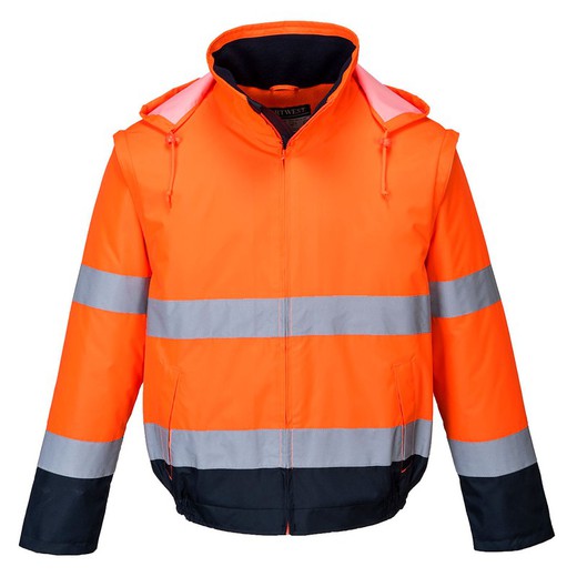 Blouson HV 2-en-1 HV doublé polaire