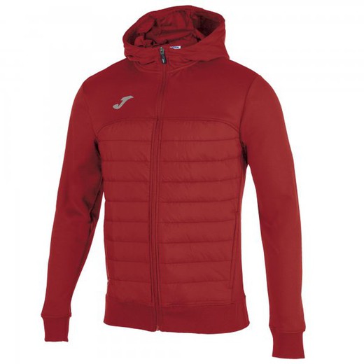 Chaqueta Berna Capucha Rojo