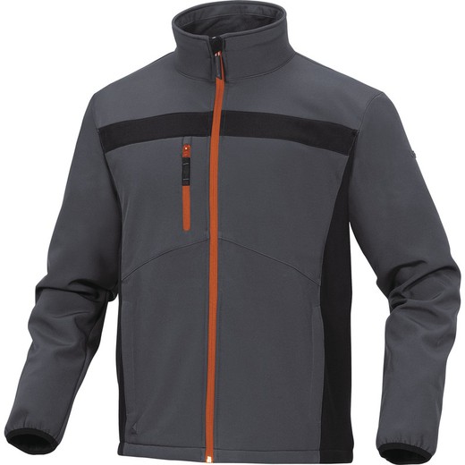 Chaqueta de softshell poliéster/elastano