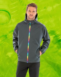 Chaqueta impermeable Prism PU y forro reciclado