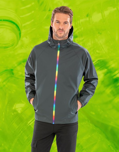 Chaqueta impermeable Prism PU y forro reciclado