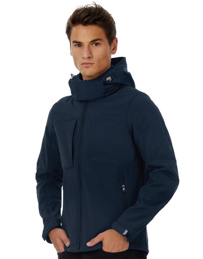 Jaqueta softshell com capuz Softshell / de homem