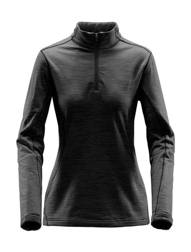 Jaqueta térmica feminina 1/4 zip