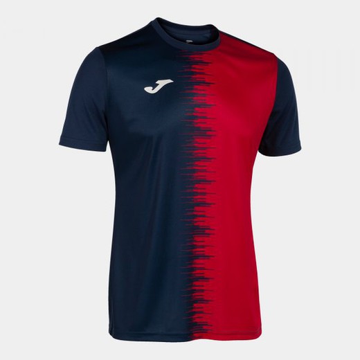 City Ii Short Sleeve T-Shirt Navy Red