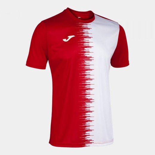 City Ii Short Sleeve T-Shirt Red White