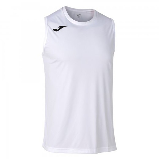 Combi Basket T-Shirt White Sleeveless