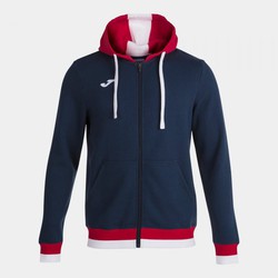 Confort Ii Zip-Up Hoodie Navy Red