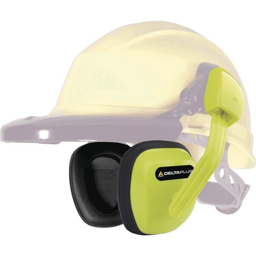 Coquillas antiruido para casco de obra - snr 24 db