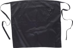 Schürze 2 Taschen 70x65 Schwarz