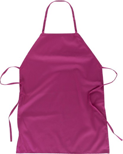 Klassische lange Schürze 90x70 ohne Taschen Sonderanfertigung Pink Fuchsia