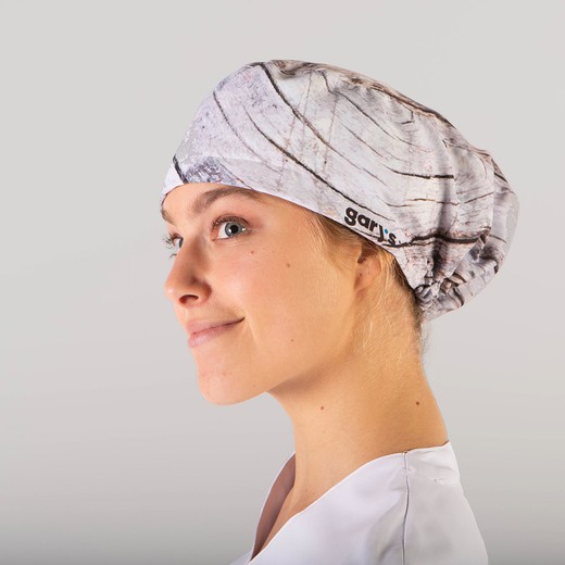 Casquette de chirurgien en caoutchouc Écorce de tissu recyclé