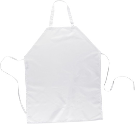 Bib apron without pockets 90x70 White