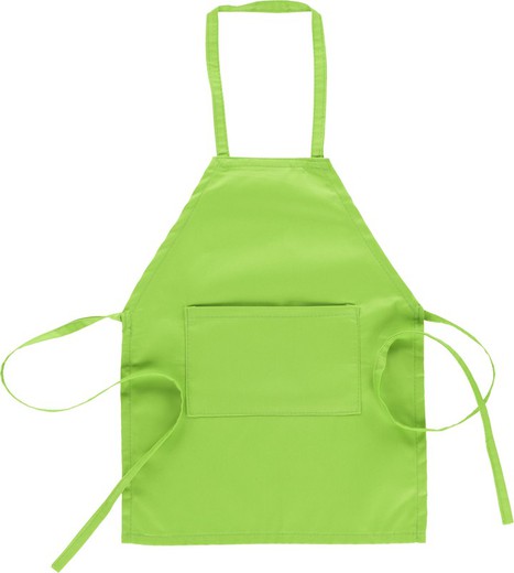 Apron with breastplate and pocket Special manufacture Lime Green