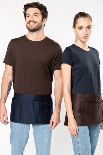 Short polyester / cotton apron