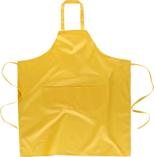 Long cross apron 95x90cm with 2 bags Special manufacture Yellow
