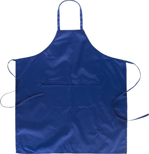 Long cross apron 95x90cm with 2 bags Special manufacture Azulina