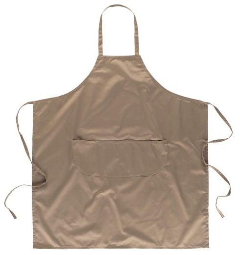 Long cross apron 95x90cm with 2 bags Special manufacture Beige