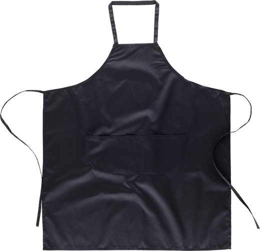 Long cross apron 95x90cm with 2 bags Special manufacture Black