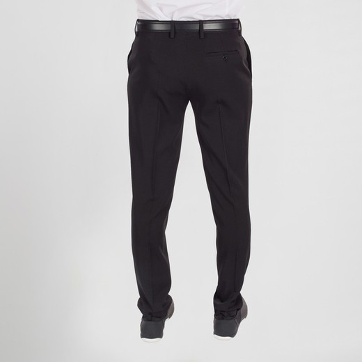 Pantalon Hombre  Slim Fit Sin Pinzas Tecno