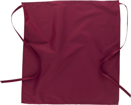 Long French apron 65x70, without bags Garnet