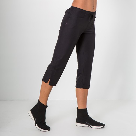 Pantalon Mujer Pirata Abertura Lateral