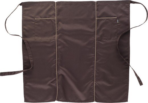 Apron without bib 90x85 Live in contrast Brown