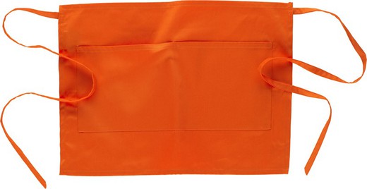 Grembiule di tipo francese 35x50 cm con 2 buste arancione