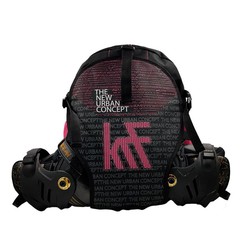  KRF The New Urban Concept unisex_adult KRF MOCHILA PATINES NEW  YORK BLACK/PINK Daypack, One Size : Sports & Outdoors
