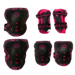 DES KRF PROT. 36 SET PROTEC. JR CAMUFLAJE ROSA