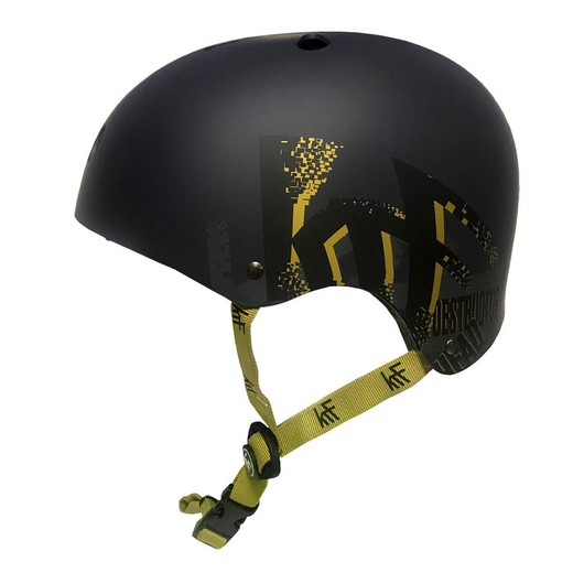 DES KRF PROT. HELMET DESTRUCTOR BLACK/GOLD