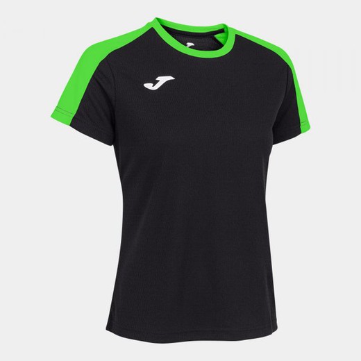 T-Shirt Manche Courte Eco Championship Noir Vert Fluo