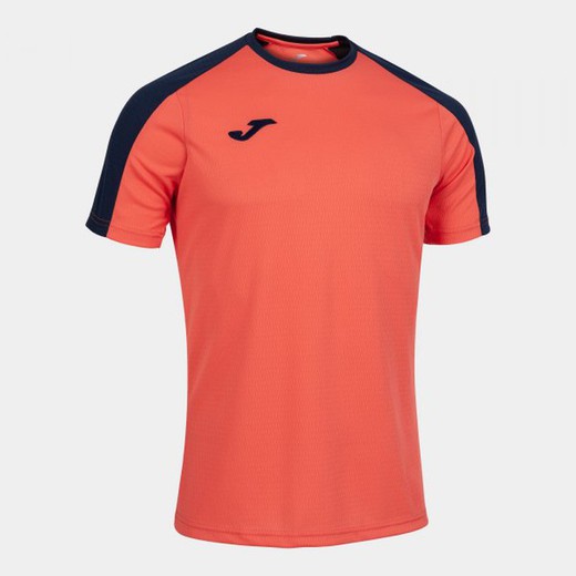 Eco Championship Short Sleeve T-Shirt Fluor Orange Navy