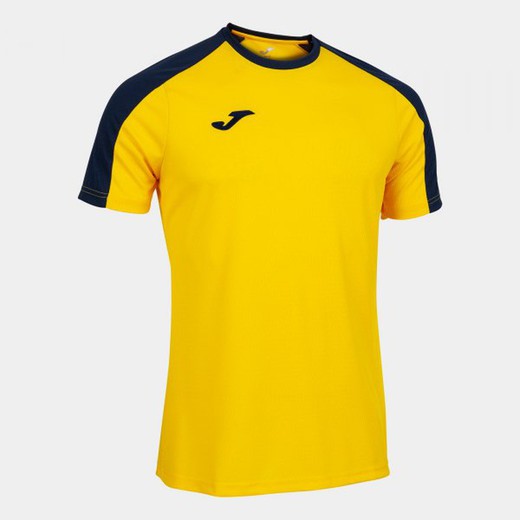 Eco Championship Short Sleeve T-Shirt Yellow Navy