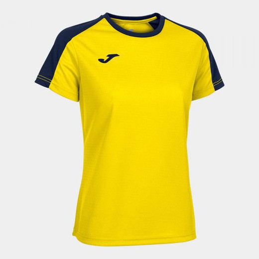 Eco Championship Short Sleeve T-Shirt Yellow Navy