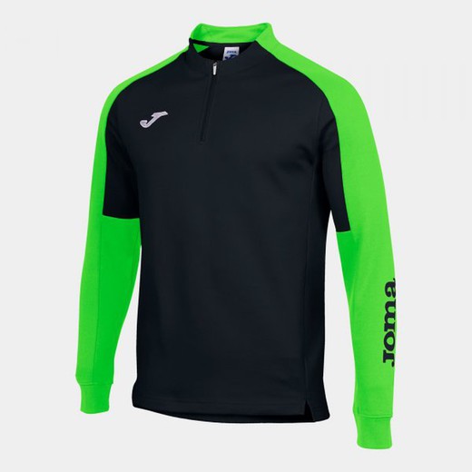 Eco Championship Sweatshirt Black Fluor Green