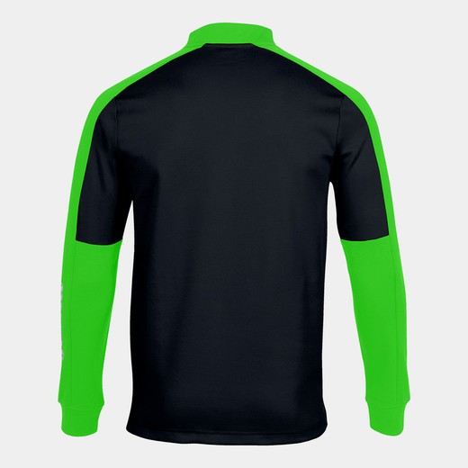 Sweat Eco Championship Noir Vert Fluo