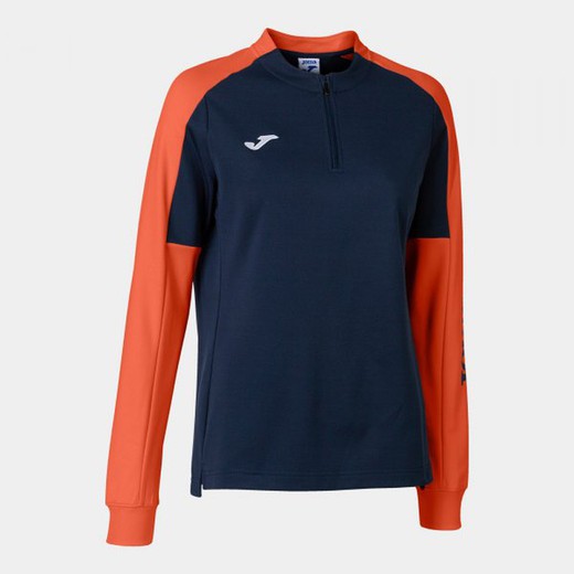 Eco Championship Sweatshirt Navy Fluor Orange