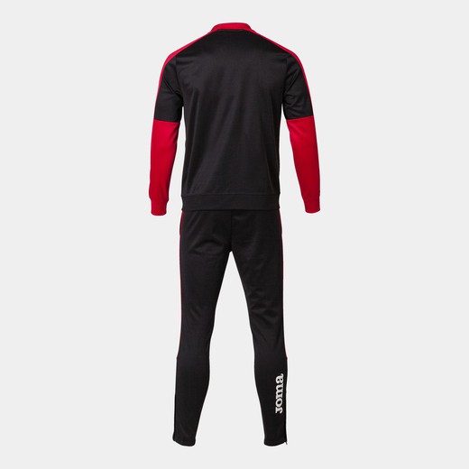 Eco Championship Tracksuit Black Red