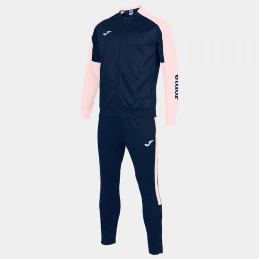 Eco Championship Tracksuit Navy Pink