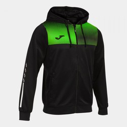 Eco Supernova Zip-Up Hoodie Black Fluor Green