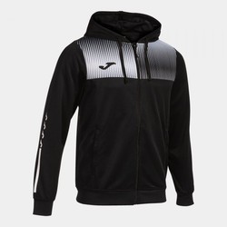 Eco Supernova Zip-Up Hoodie Black White