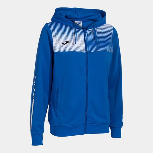 Eco Supernova Zip-Up Hoodie Royal White